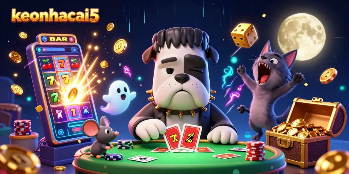 Engage with thrilling games at keonhacai5 featuring dynamic casino characters and action-packed visuals.