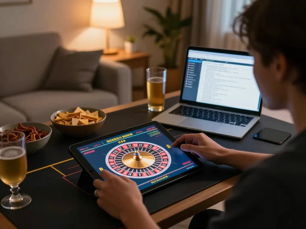 Engaging gameplay at CM88 online roulette while enjoying cozy home atmosphere