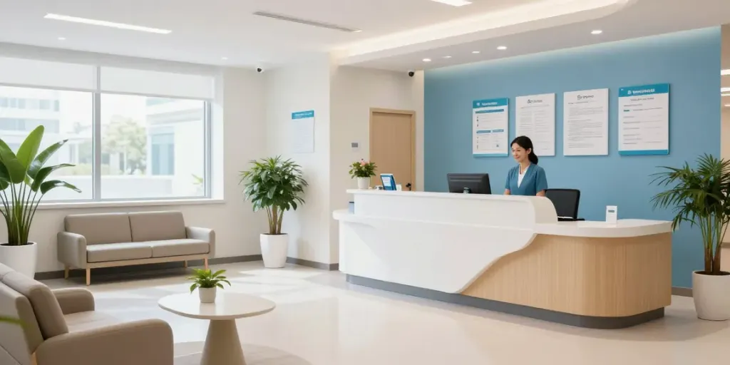 Pharmacy weight loss clinic offering compassionate patient care in a modern healthcare environment.