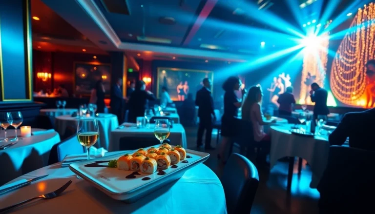 Dinner sxm at Club Noir, a sophisticated nightlife experience in St. Martin.