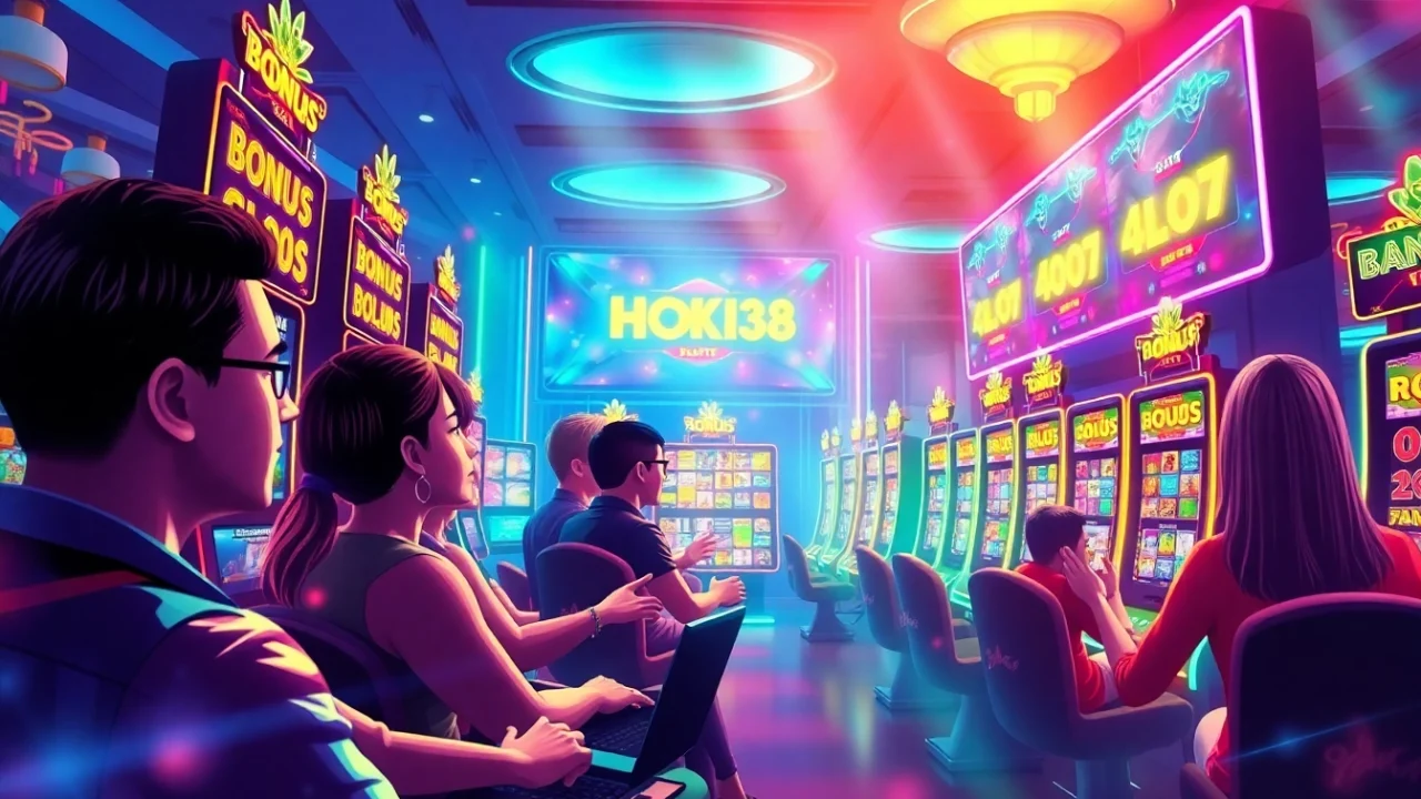 Experience the thrill of HOKI138 slot games in a dynamic online casino atmosphere.
