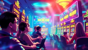 Experience the thrill of HOKI138 slot games in a dynamic online casino atmosphere.
