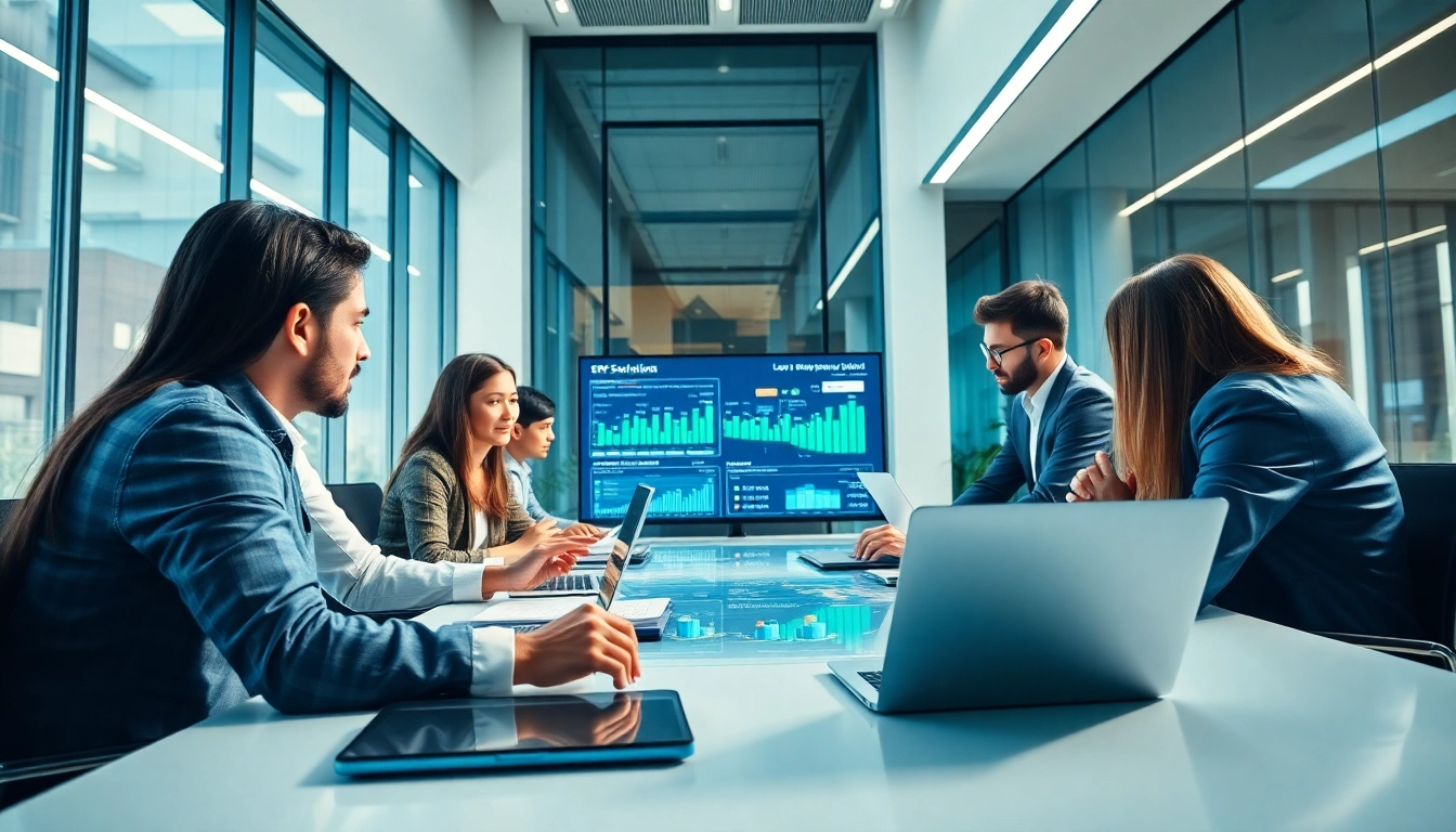 Business professionals discussing logo lem yenileme ücreti in a sleek, modern office setting.