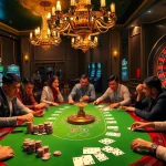 Engaging players enjoying a thrilling casino experience at RR 88 with poker chips and cards.