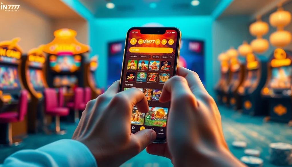 Engaging screenshot of the vin777.gb.net online betting platform with various game options displayed.