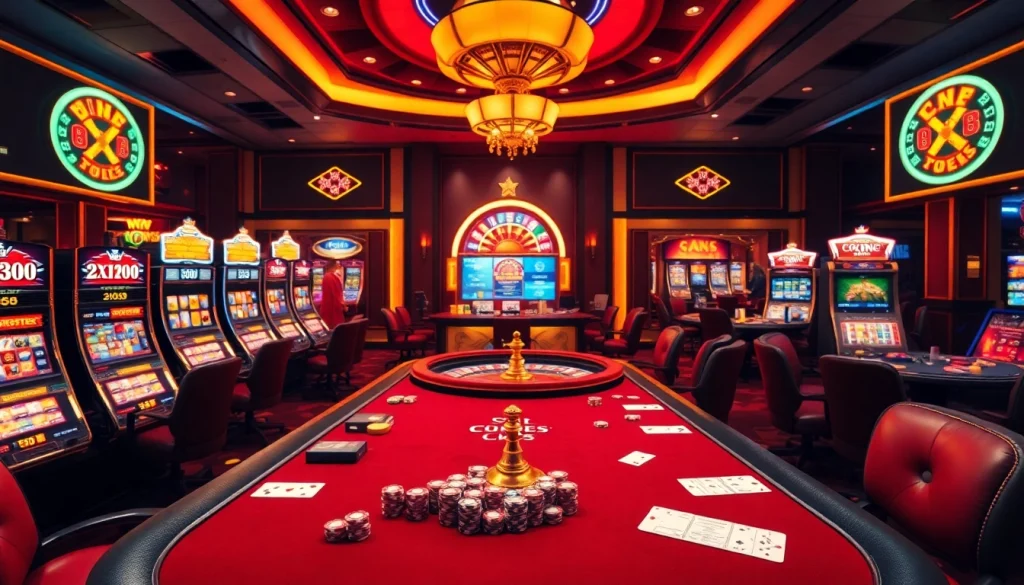 Experience the thrilling excitement of XX88 with vibrant casino gaming visuals.