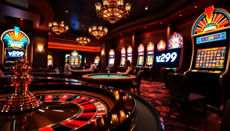 Experience the excitement of vz99 casino with vibrant tables and engaging players.