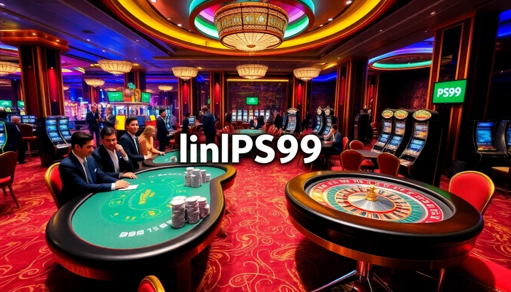 Experience high-stakes gambling at PS99, with vibrant tables and exciting games.