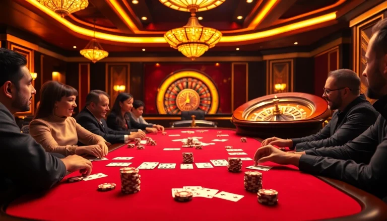 Experience the excitement of BL555 with high-stakes poker and vibrant casino scenes.