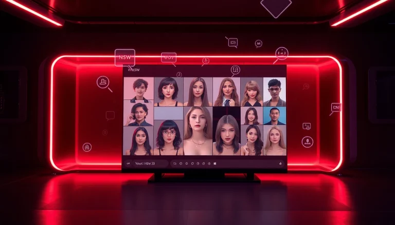 Engaging NSFW AI character chat sessions on a modern digital interface.