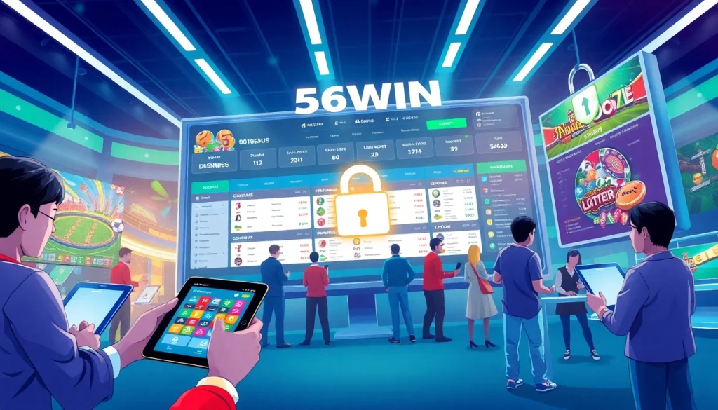 Engaging online betting experience on 56WIN showcasing sports and casino games.