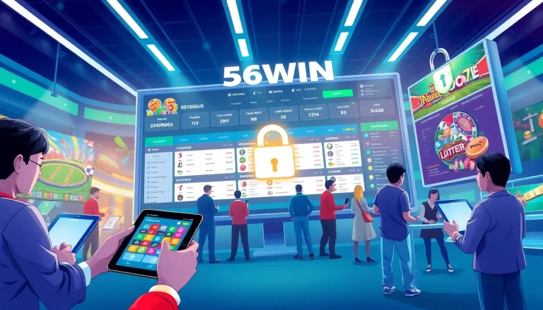 Engaging online betting experience on 56WIN showcasing sports and casino games.