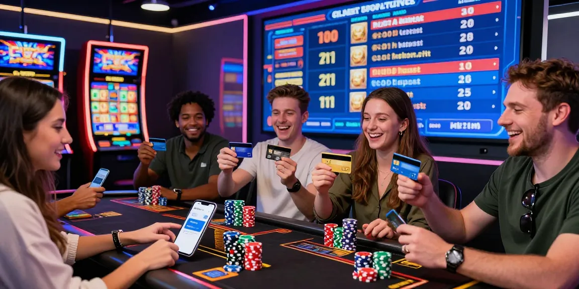 Diverse players enjoying exciting online gaming at credit card casinos featured on https://euf.co.uk.