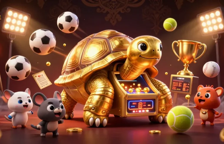 Experience thrilling gameplay at sunwin with unique casino elements in a vibrant 3D illustration.
